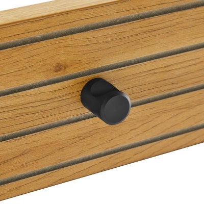 Line Wooden Wall Coat Hanger
