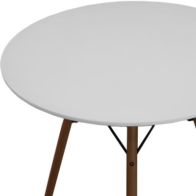 Padris Replica Eames DSW Eiffel Round Dining Table, 80cm