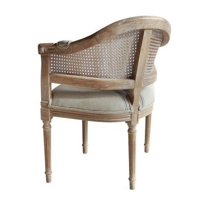 Barnett Fabric & Oak Timber Corner Armchair