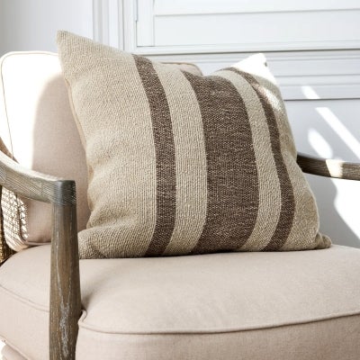 Rosace Heavy Linen Euro Cushion Cover