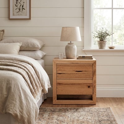 Velrosa Mountain Ash Timber Bedside Table