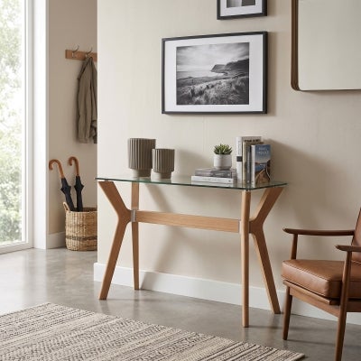 Forza Console Table, 120cm, Oak