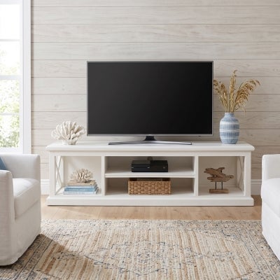Rosslyn Mahogany Timber TV Unit, 180cm