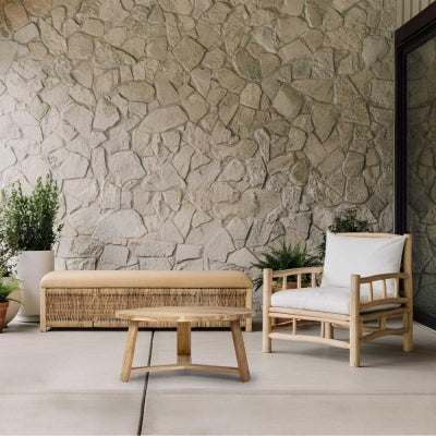 Bermuda Timber Armchair with Cushion