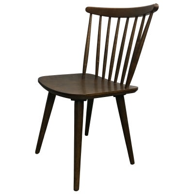 New Auber Timber Dining Chair, Walnut