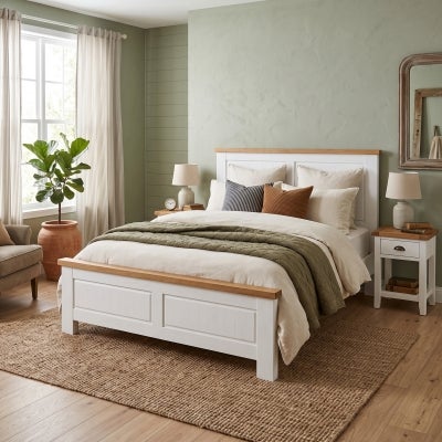 Hartley Acacia Timber Bed, King