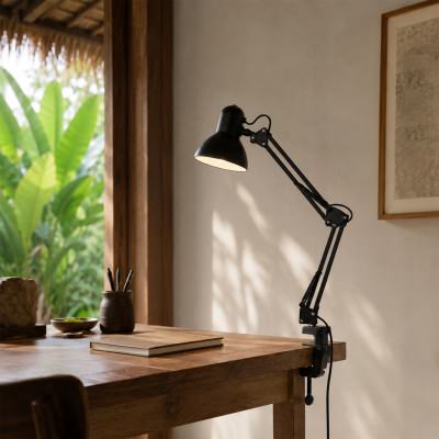 Ora 2-in-1 Metal Adjustable Desk Lamp