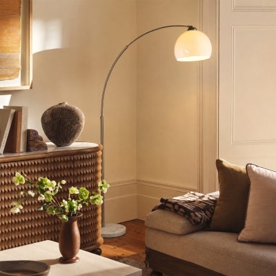 Beam Metal Arc Floor Lamp