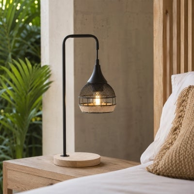 Kasanita Wood Base Table Lamp