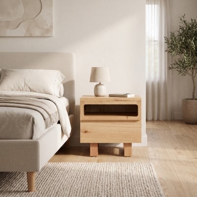 Gilmore Tasmanian Oak Timber Bedside Table