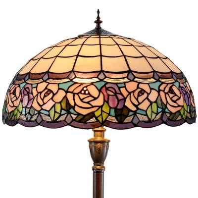 Chandell Tiffany Style Stained Glass Floor Lamp