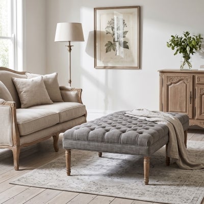 Lyth Fabric Ottoman