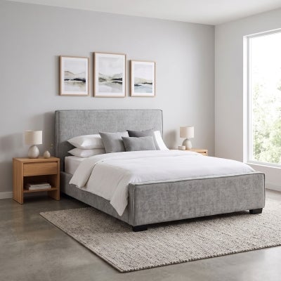 Vella Fabric Bed, King