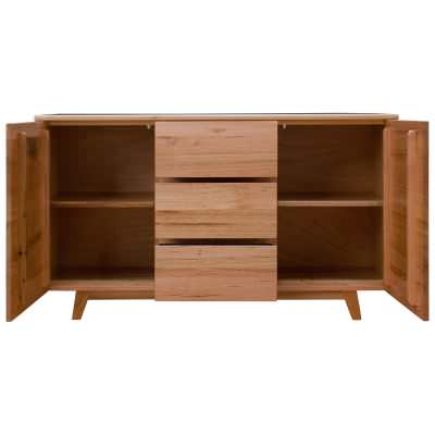 Wade Tasmanian Oak 2 Door 3 Drawer Buffet Table, 150cm
