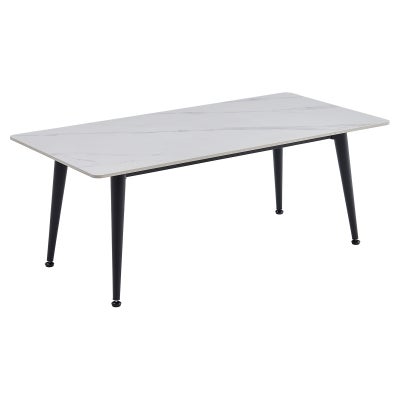 Spinea Ceramic Top Coffee Table, 120cm, Snow White