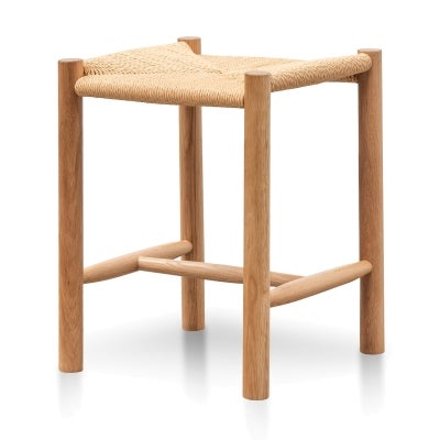 Boyal Oak Timber Table Stool, Natural