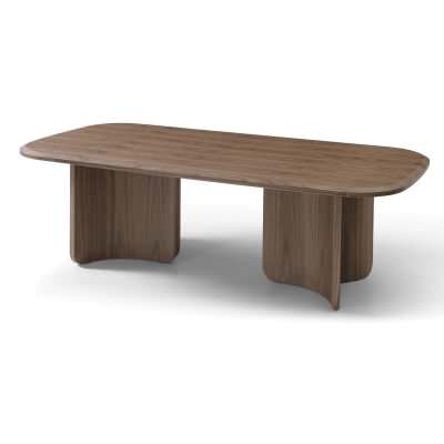 Magnor Wooden Dining Table, 240cm, Walnut