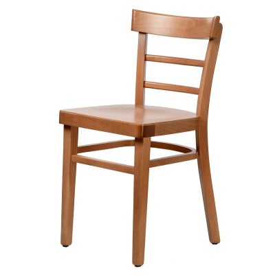 Durafurn Vienna European Made Commercial Grade Timber Dining Chair, Natural