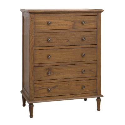 Serenity Mindi Wood 5 Drawer Tallboy