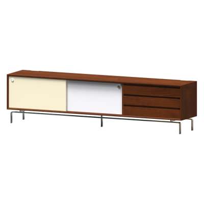 Moonrise Boxwood Sliding Door & 3 Drawer TV Unit, 210cm