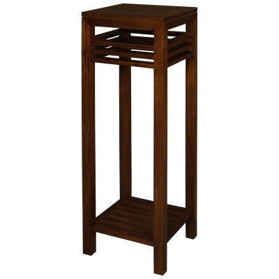 Holland Mahogany Timber Plant Stand, Mahogany