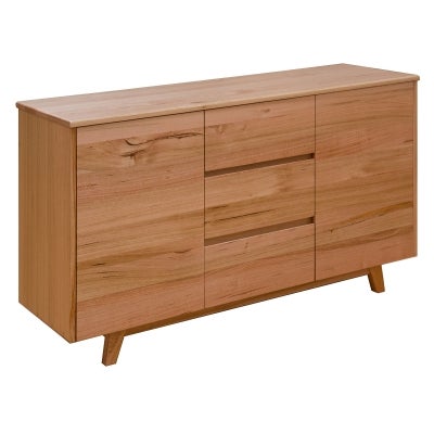 Wade Tasmanian Oak 2 Door 3 Drawer Buffet Table, 150cm
