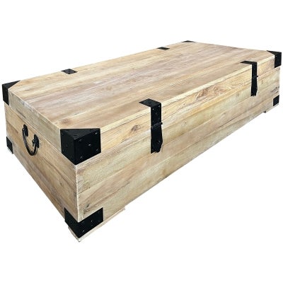 Maksim Reclaimed Elm Timber Trunk Coffee Table, 160cm, Natural