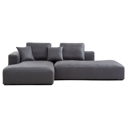 Sleekon Modern Fabric Modular Corner Sofa, Seater Armless with