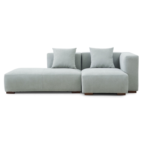 Mareno Modern Fabric Modular Corner Sofa, Seater Armless with