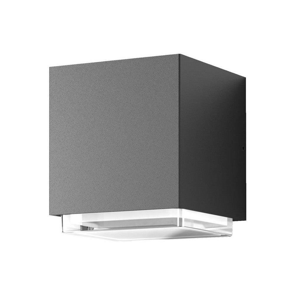 Mojo IP65 Indoor Outdoor LED Down Wall Light 10W 3000K Dark Grey