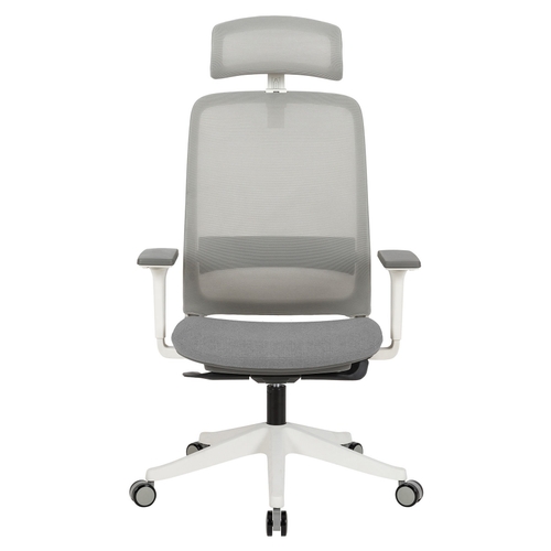 Carlie Mesh Fabric High Back Ergonomic Office Chair, Grey
