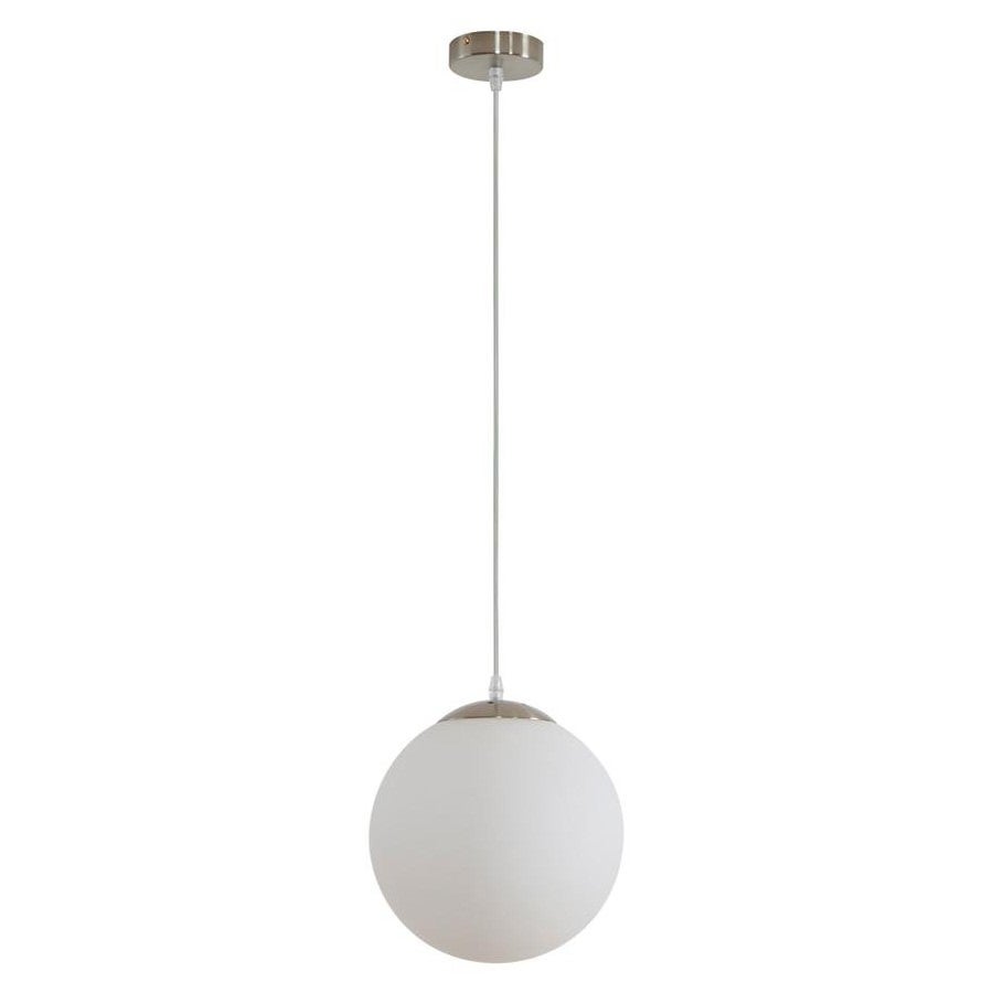 Satin chrome cheap pendant light