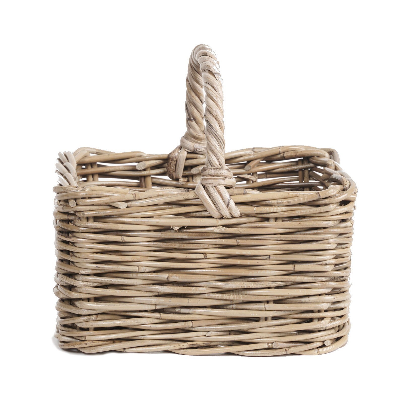 Half Pint Small Cane Basket, Rectangle