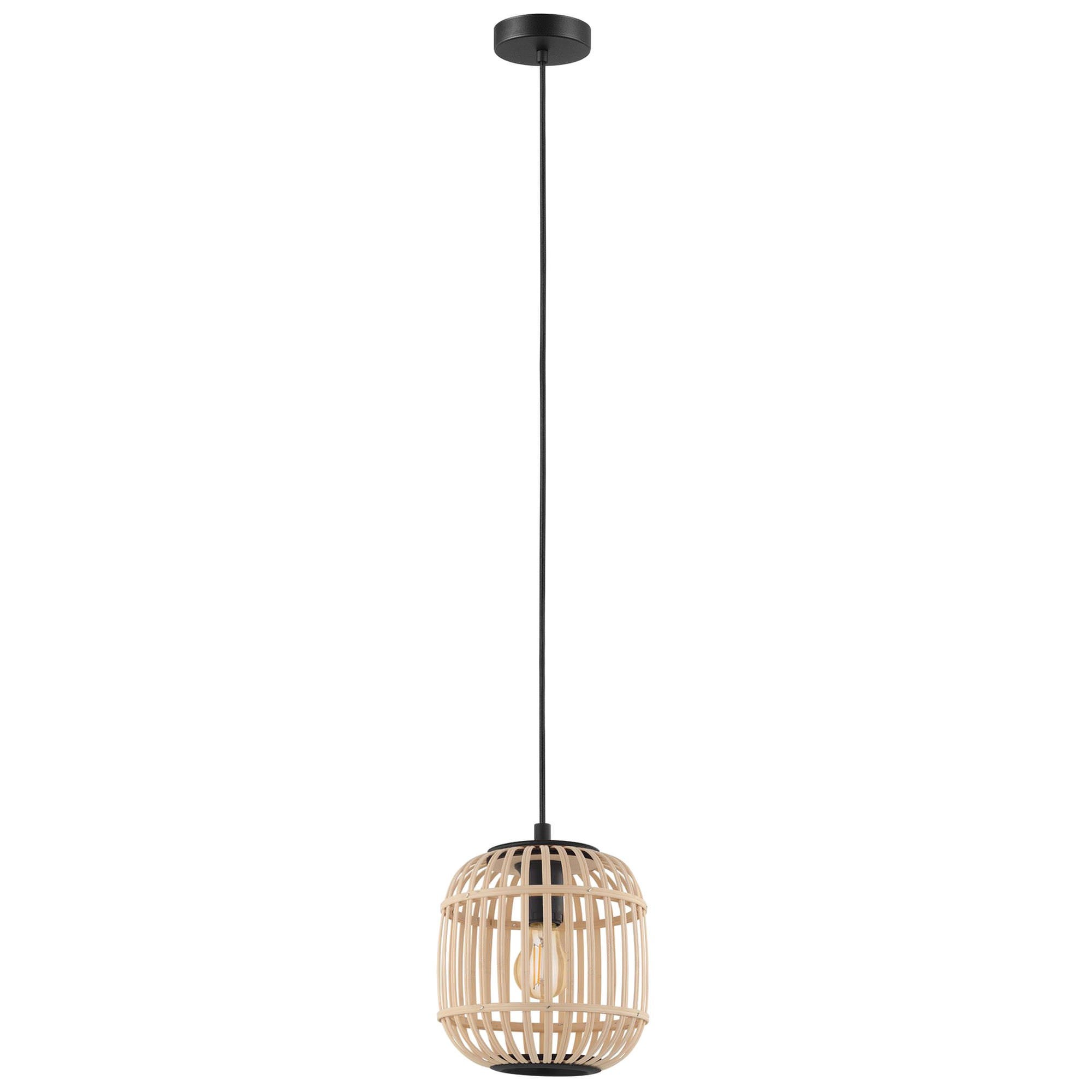 Small on sale rattan pendant