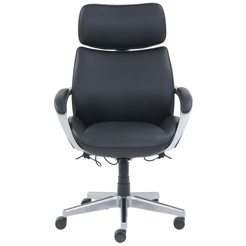 Beautyrest Faux Leather Ergonomic Home Office Chair, Black