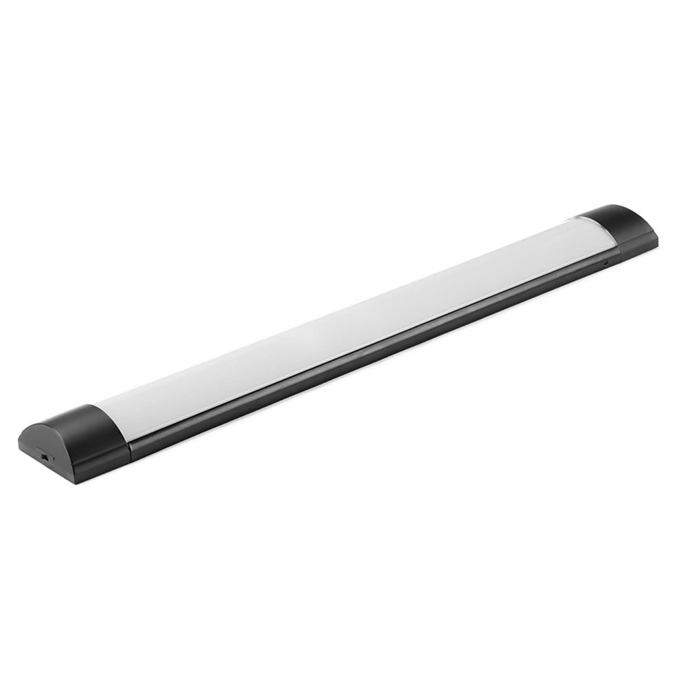 Black led batten light on sale