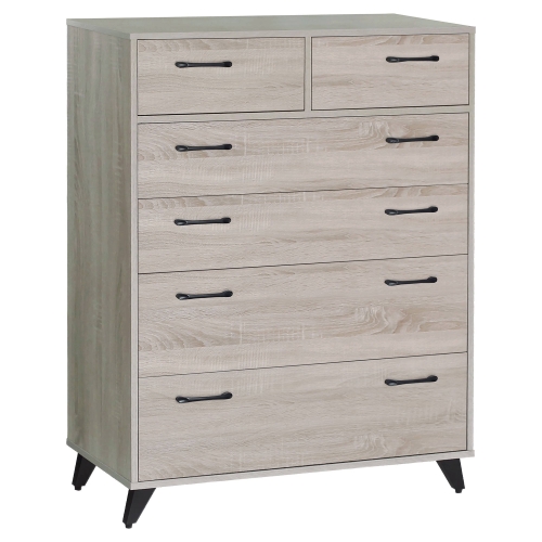 Hana Drawer Tallboy, Light Oak