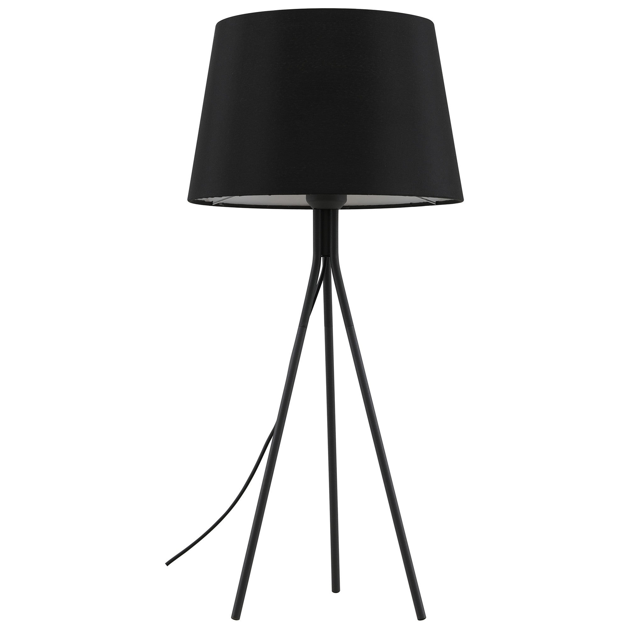 Black metal tripod lamp cheap