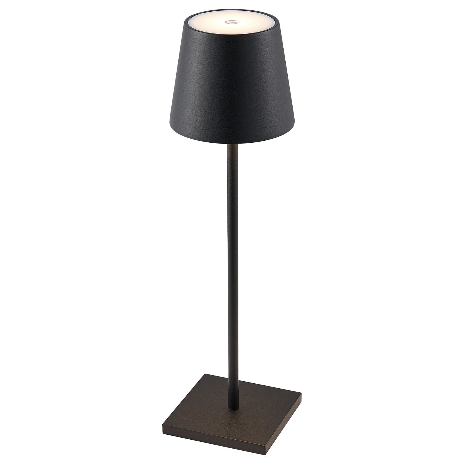 Rechargeable top standing lamp