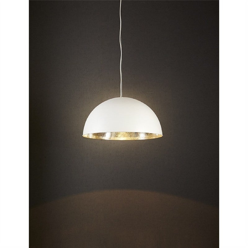 White metal cheap dome pendant light