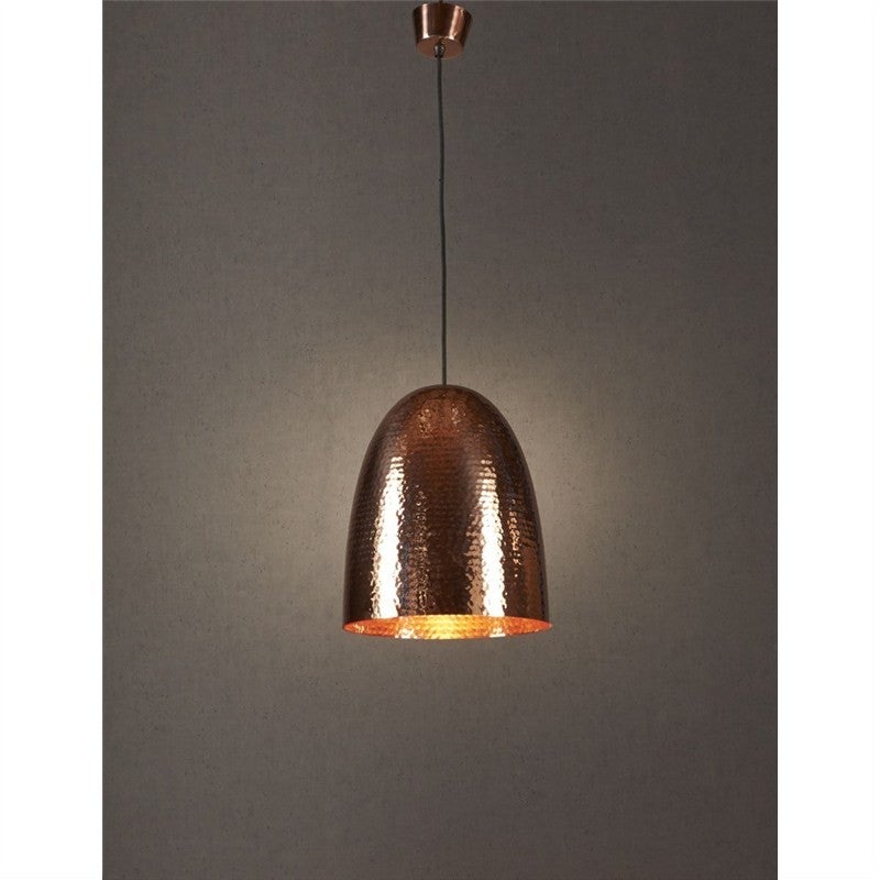 Hammered steel pendant light cheap