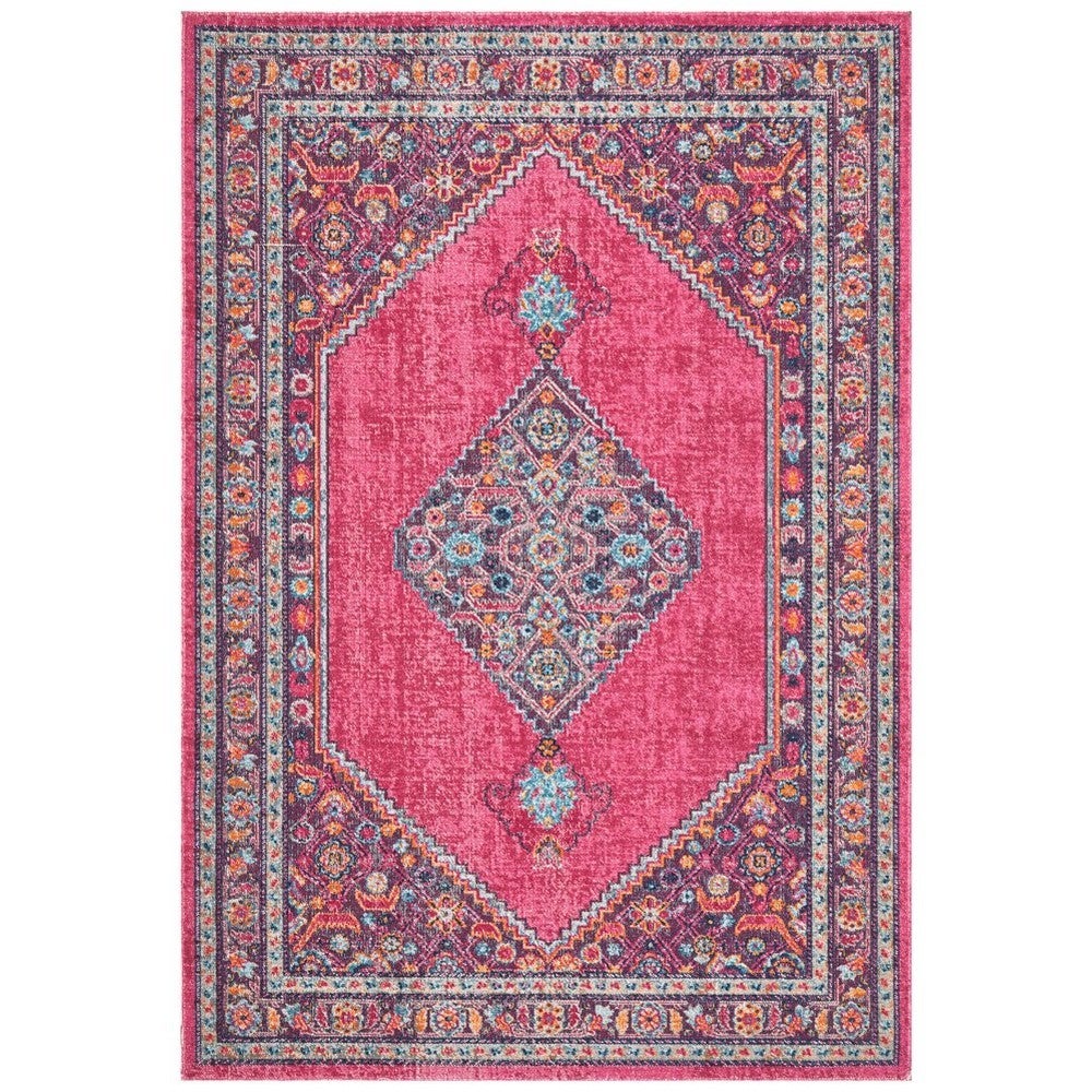 Pink on sale oriental rug