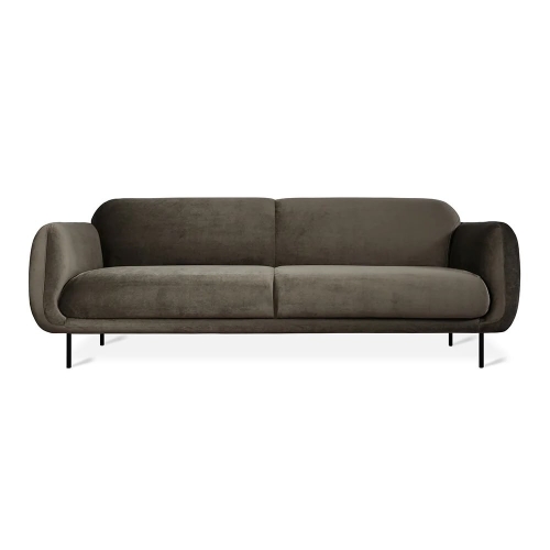 Nord Velvet Fabric Sofa, Seater, Casella Mink