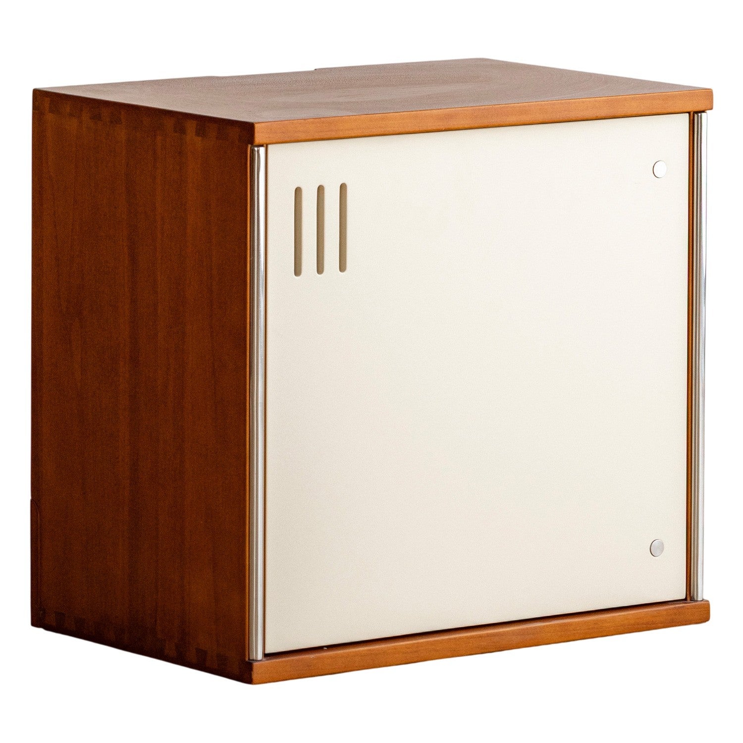 Storage Unit Partitioning Modular Misaku Poplar Timber Modular Storage Unit, Single Almond Door