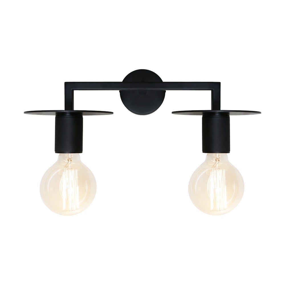 Double bulb store wall sconce