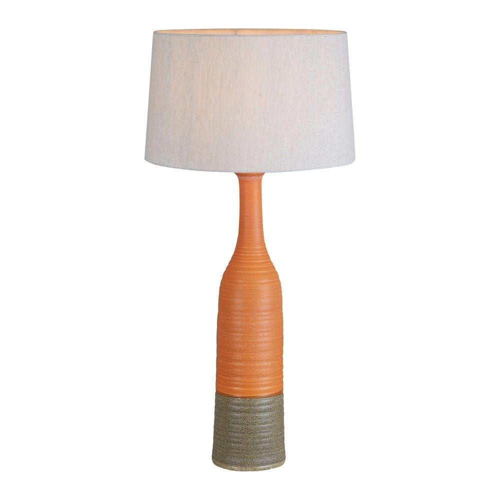 Orange table outlet light