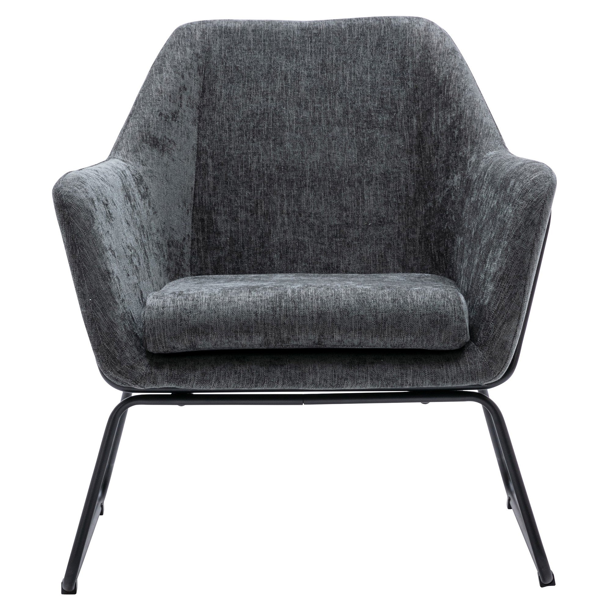 Dark grey best sale armchair