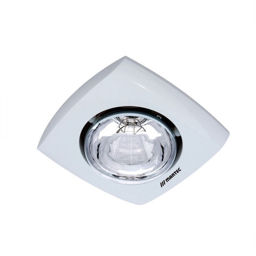 Martec Contour Single Lamp Bathroom Heater White (MBHC1LW)