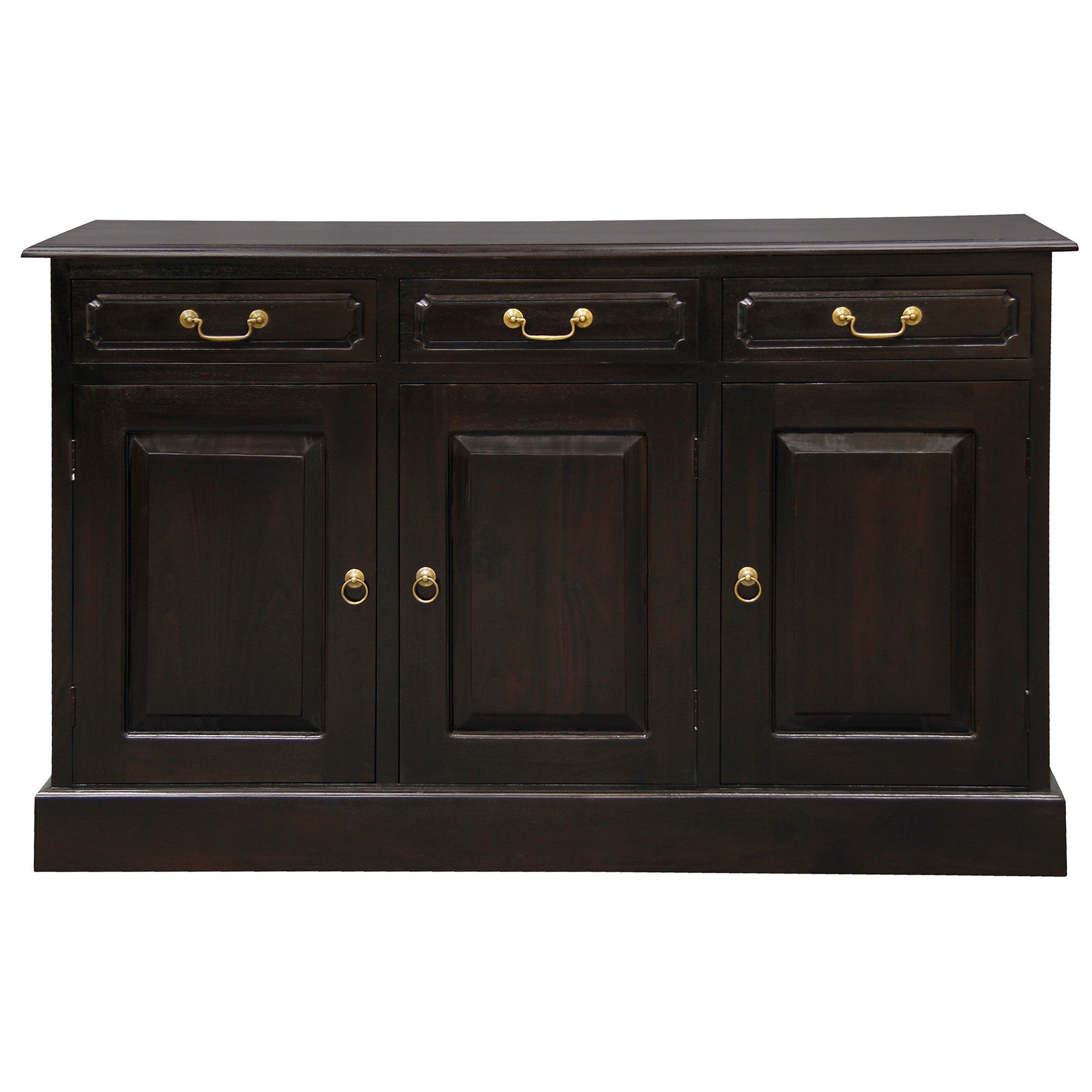 Tasmania Mahogany Timber 3 Door 3 Drawer 145cm Buffet Table