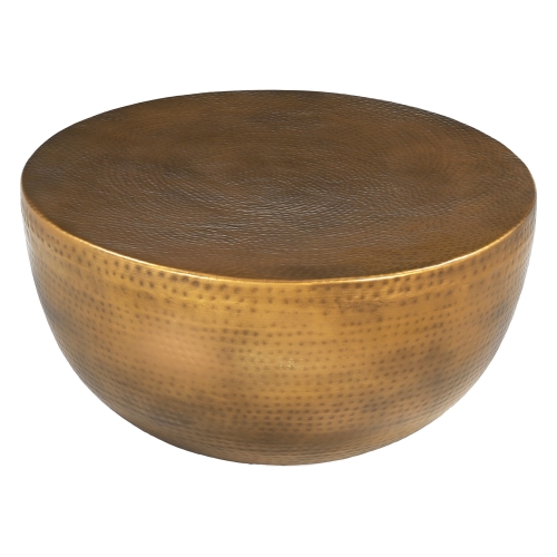 Mariselle Hand Forged Iron Round Coffee Table, 83cm